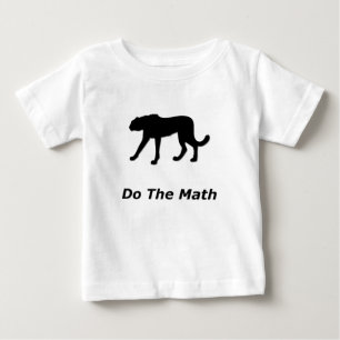 Cheetah Do The Math Baby T-Shirt