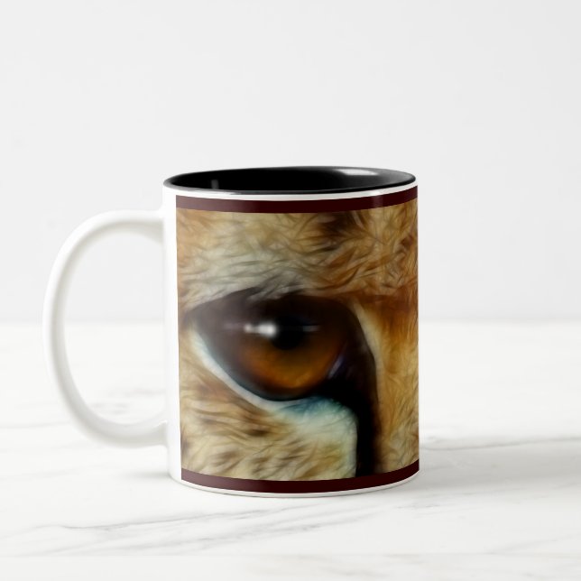 CHEETAH EYES Conservation Mug (Left)