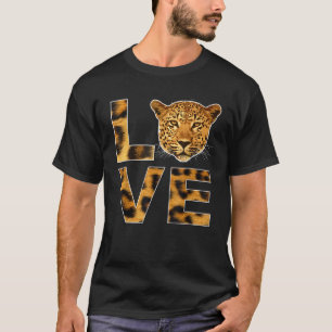 Cheetah Face Animal Instinct Born Wild Leopard Cat T-Shirt