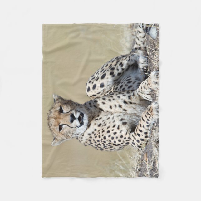 Cheetah Fleece Blanket (Front)