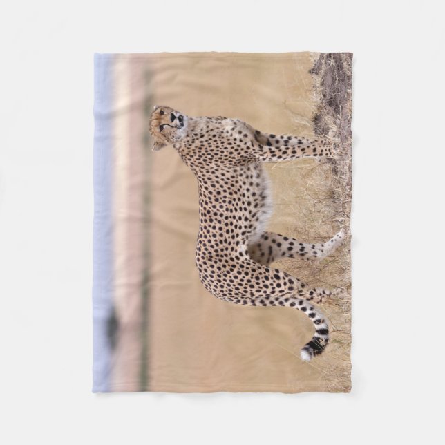 Cheetah Fleece Blanket (Front)