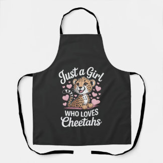 Cheetah Funny Quote Apron