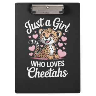 Cheetah Funny Quote Clipboard