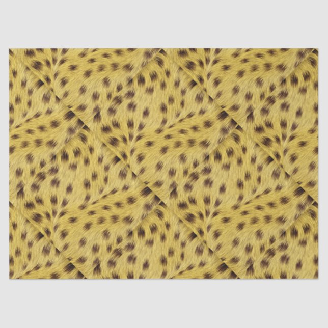 Cheetah Fur Pattern Tissue Paper (Front)