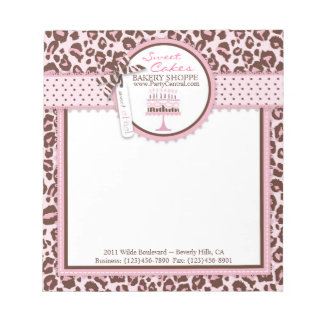 Cheetah Girl Business Mini Notepad