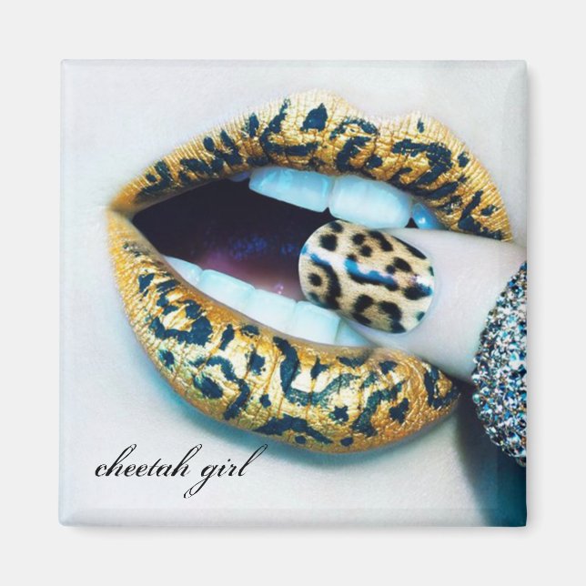 Cheetah Girl Magnet (Front)