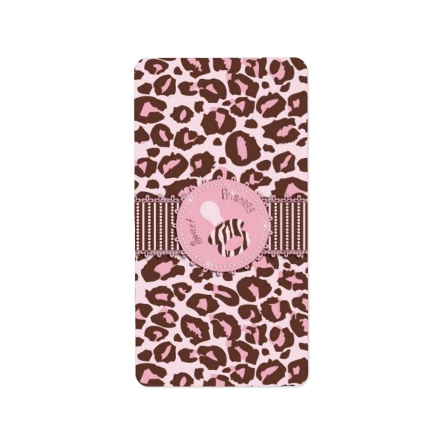 Cheetah Girl Mini Candy Bar Label B2 (Front)