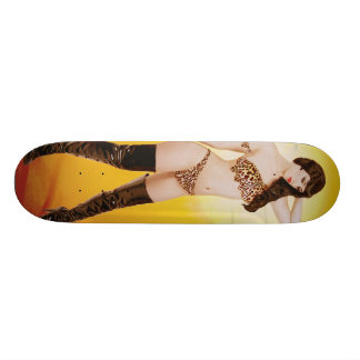 Cheetah Girl Skateboard