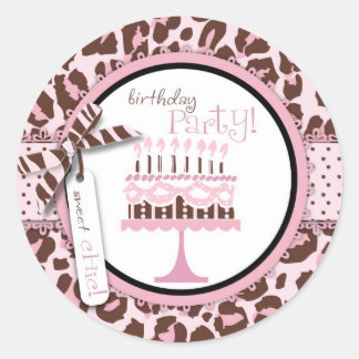 Cheetah Girl Sticker