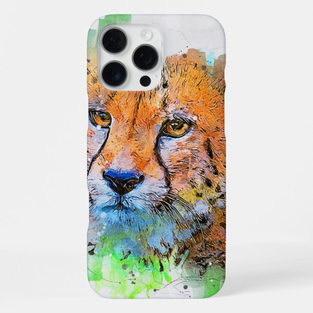 Cheetah  iPhone case (Back)