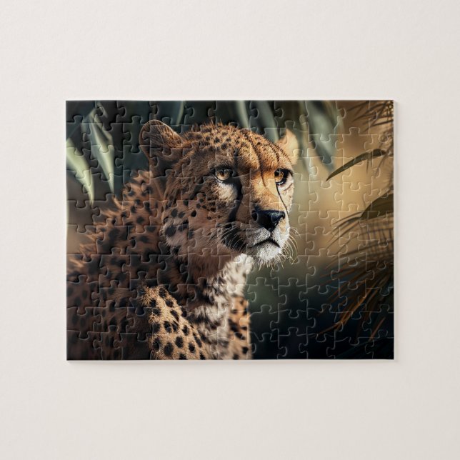 Cheetah Jigsaw Puzzle - Jungle (Horizontal)