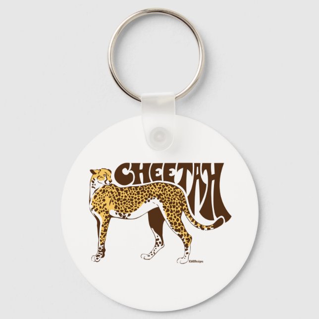Cheetah Key Ring (Front)