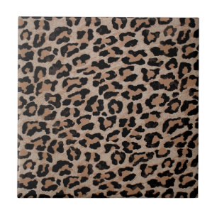 cheetah leopard print tile
