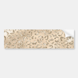 Cheetah Leopard Skin Print Pattern Animal Bumper Sticker