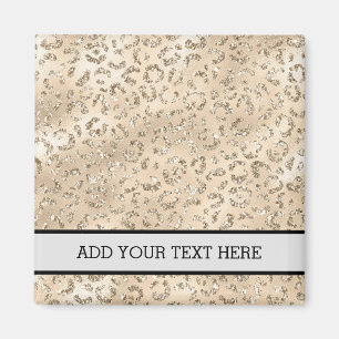 Cheetah Leopard Skin Print Pattern Animal Magnet
