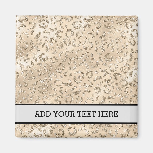Cheetah Leopard Skin Print Pattern Animal Magnet (Front)