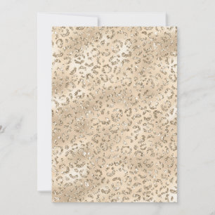 Cheetah Leopard Skin Print Pattern Animal Thank You Card