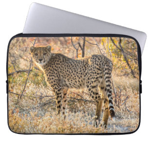 Cheetah Looking Around Laptop Sleeve