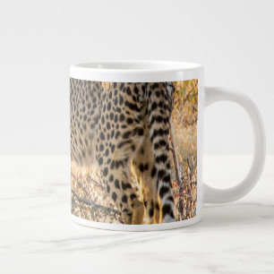 Cheetah Looking Around Large Coffee Mug