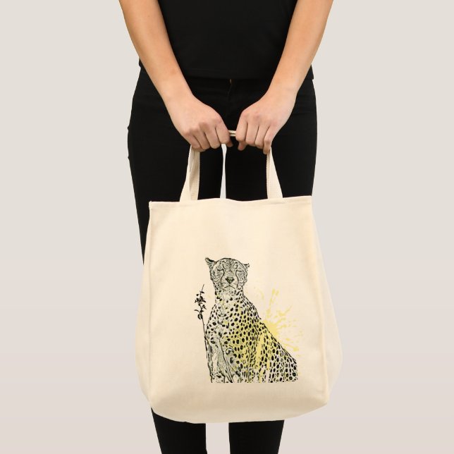 Cheetah Love Tote Bag (Front (Product))