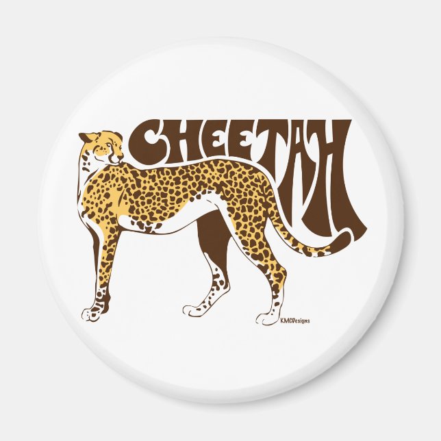Cheetah Magnet (Front)