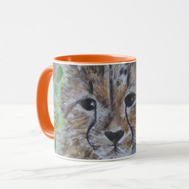 Cheetah Mug (Front Left)