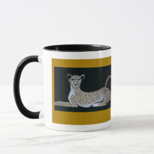 cheetah mug by D. MARQUIS