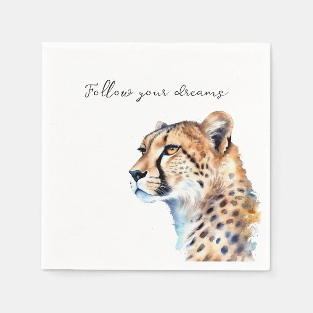 Cheetah Napkin (Front)