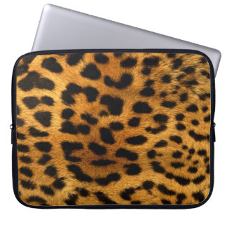 Cheetah Neoprene Laptop Sleeve 15"