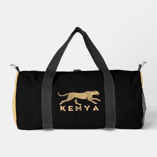 Cheetah Of Kenya Duffle Bag (Front)