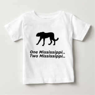 Cheetah One Mississippi Baby T-Shirt