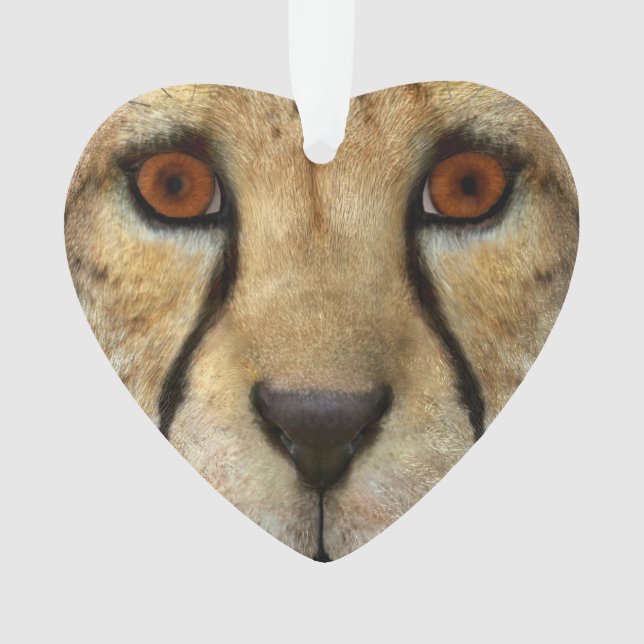 Cheetah Ornament (Front)