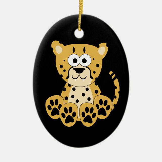 Cheetah Ornament (Front)