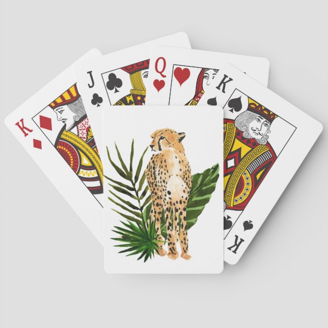 Cheetah Outlook Playing Cards (Back)