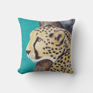 Cheetah Painting Cushion