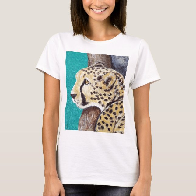 Cheetah Painting T-Shirt (Front)