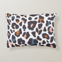 Cheetah Pattern Accent Pillow for Kids room