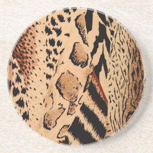 Cheetah Pattern Coaster