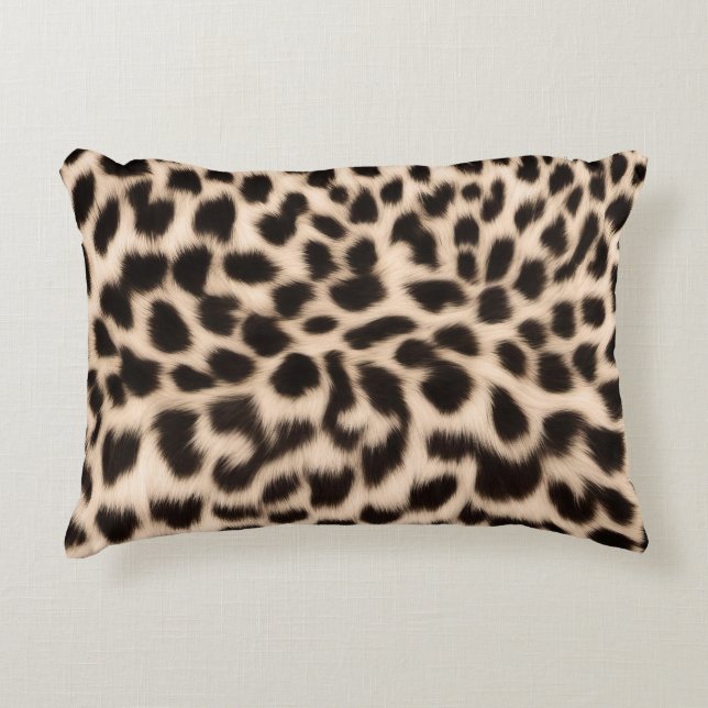 Cheetah Pattern Decorative Cushion (Front)