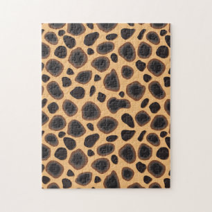 Cheetah Pattern Jigsaw Puzzle