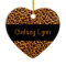 Cheetah Pattern Keepsake Ornament