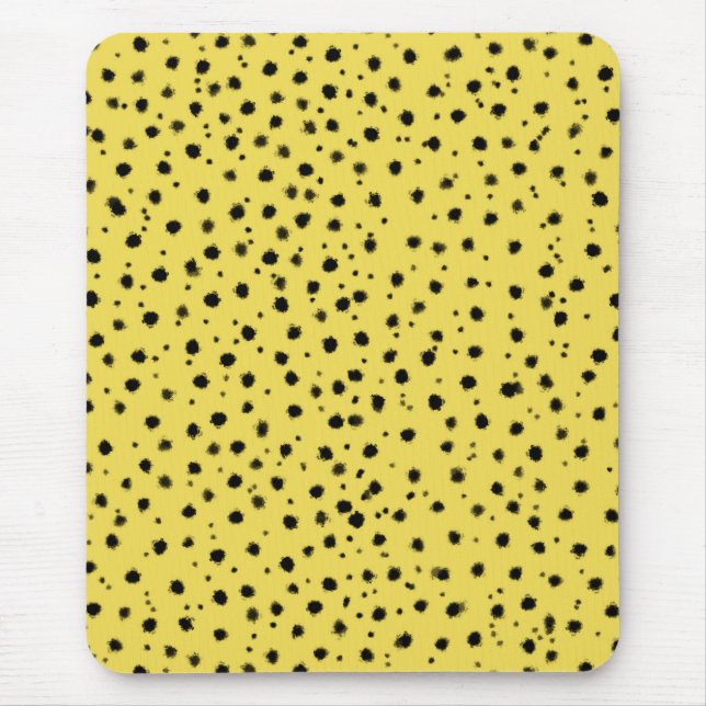 Cheetah Pattern Mouse Pad (Front)