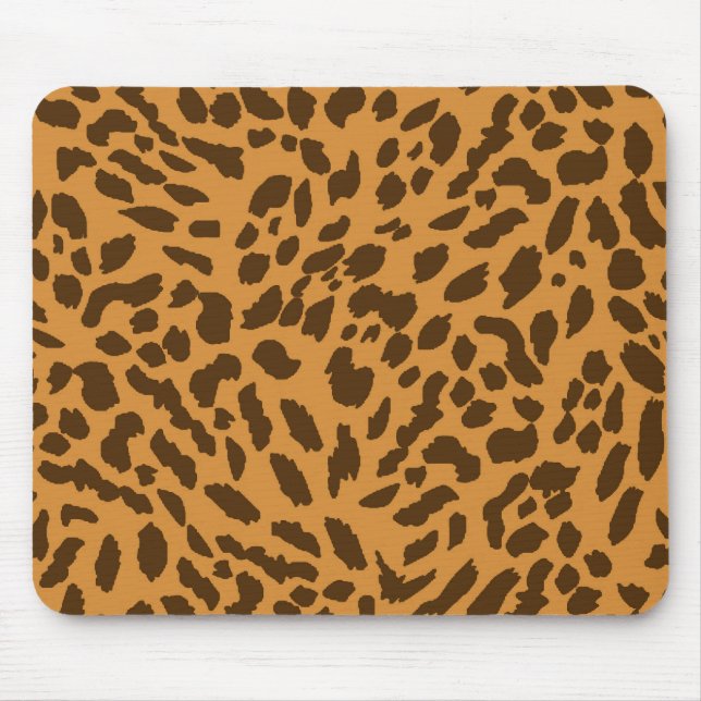 cheetah pattern mouse pad (Front)