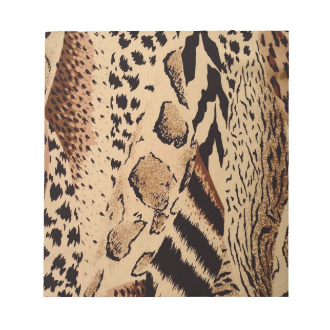 Cheetah Pattern Notepad (Front)