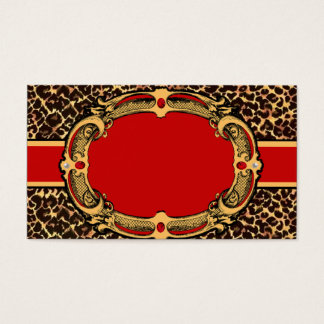 Cheetah Pattern Red Label