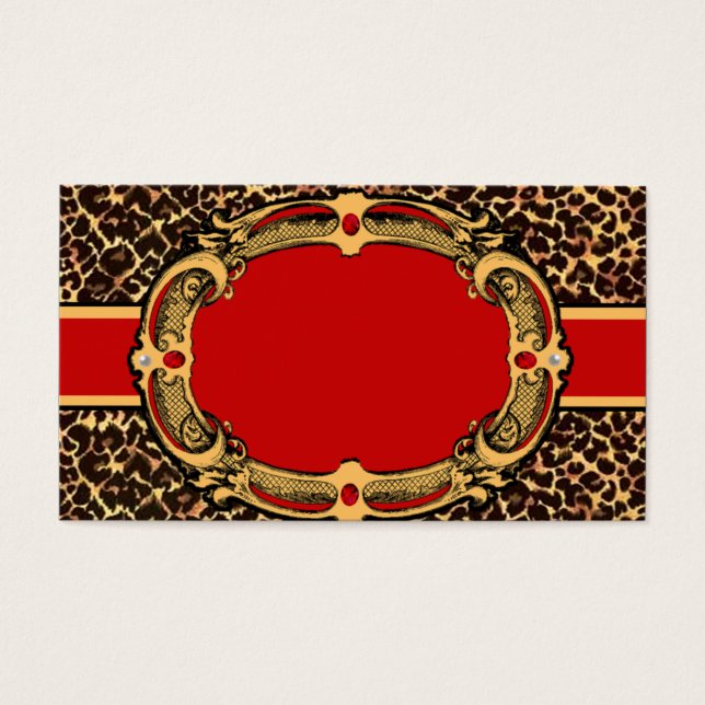 Cheetah Pattern Red Label (Front)