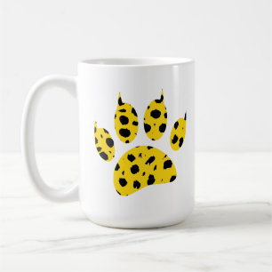 Cheetah Paw Print Coffee Mug