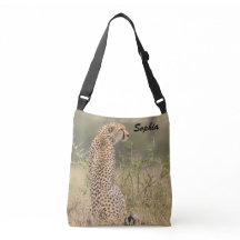 Cheetah Photo Natural Setting Personalise Name