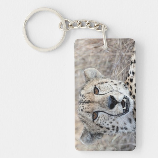 Cheetah Portrait Key Ring (Front)