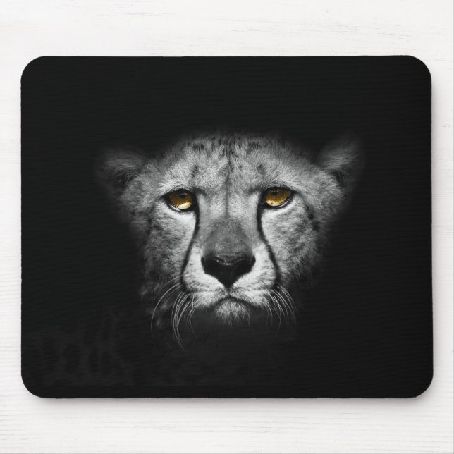 Cheetah Portrait Mouse Pad (Front)